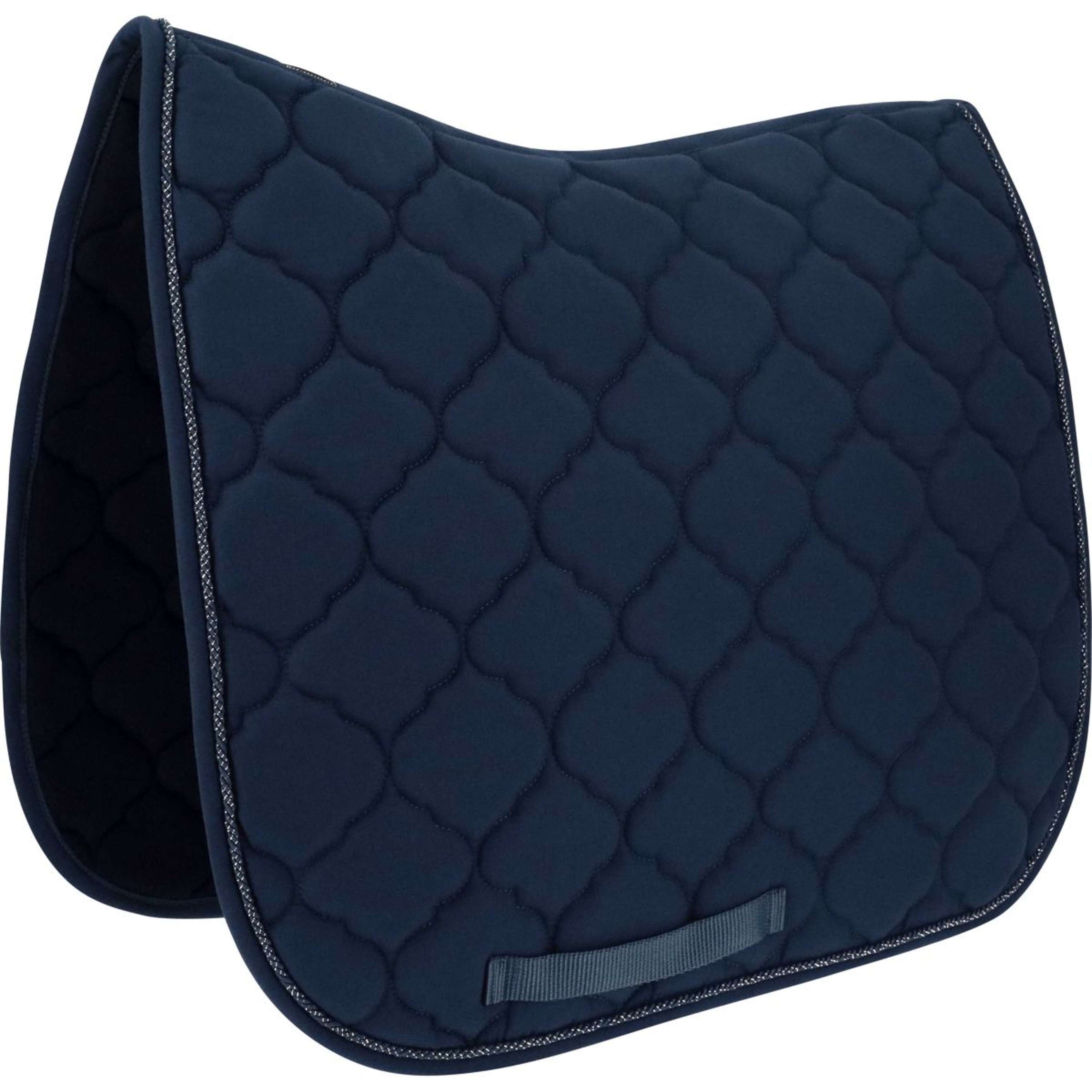 Riding World Saddlepad Rope Dressage Navy