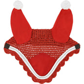 EQUITHÈME Ear Bonnet Christmas Red