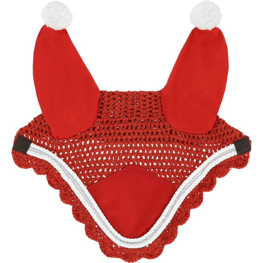 EQUITHÈME Ear Bonnet Christmas Red