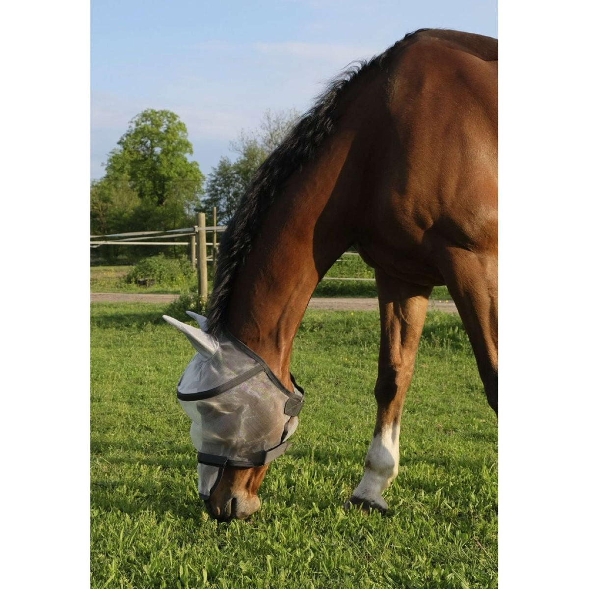 EQUITHÈME Fly Mask Anti-UV Protec Silver