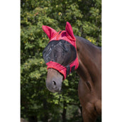 EQUITHÈME Fly Mask Anti-UV Doux Red