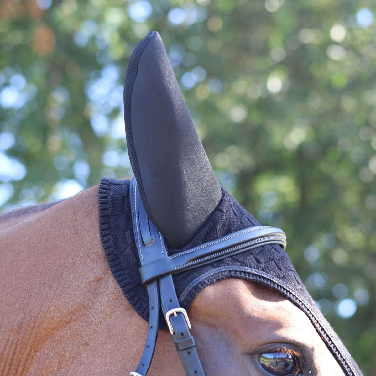 Lami-Cell Ear Bonnet Silentair Long Black