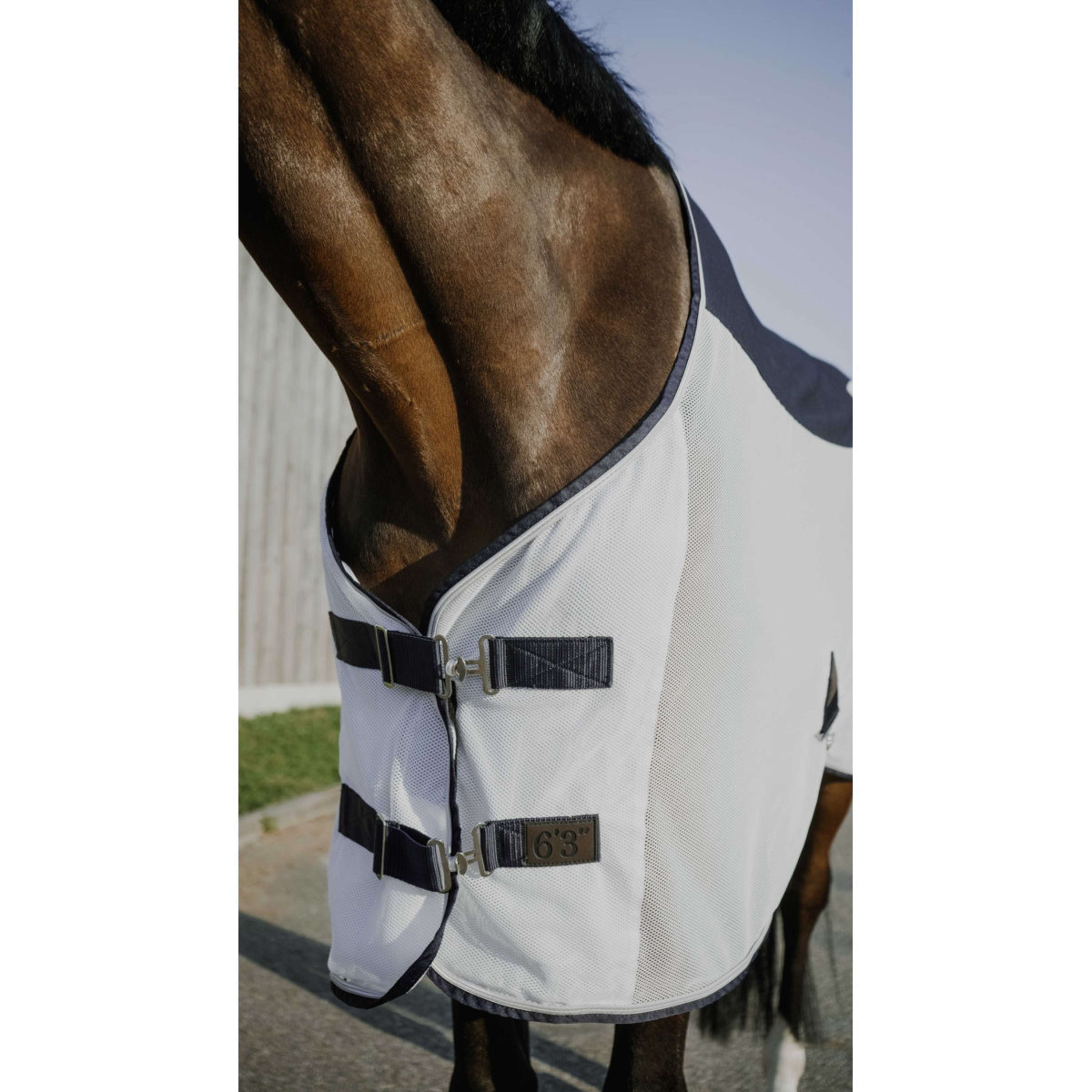 EQUITHÈME Fly Rug Flycool Standard Navy/White