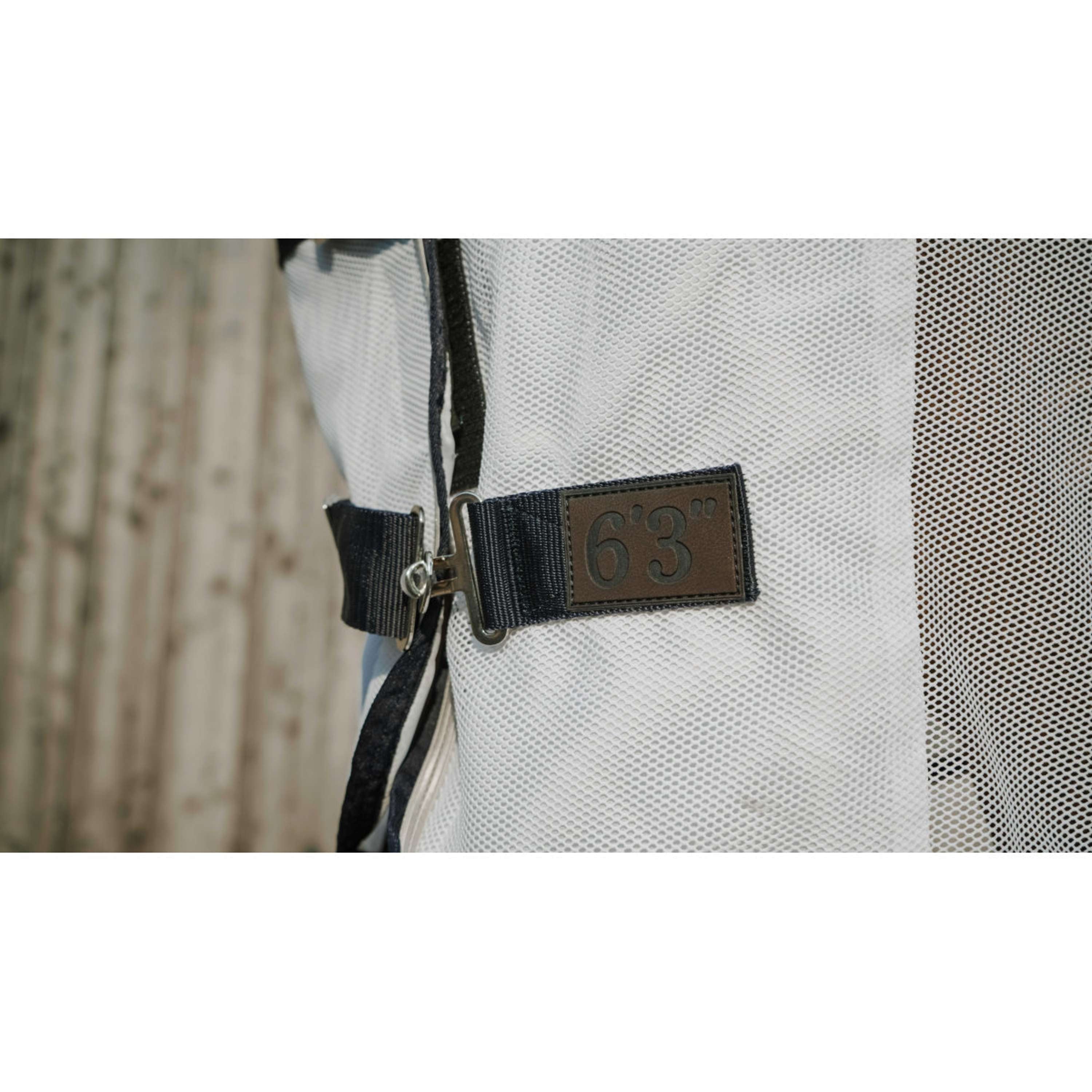 EQUITHÈME Fly Rug Flycool Combo with a Hood Navy/White