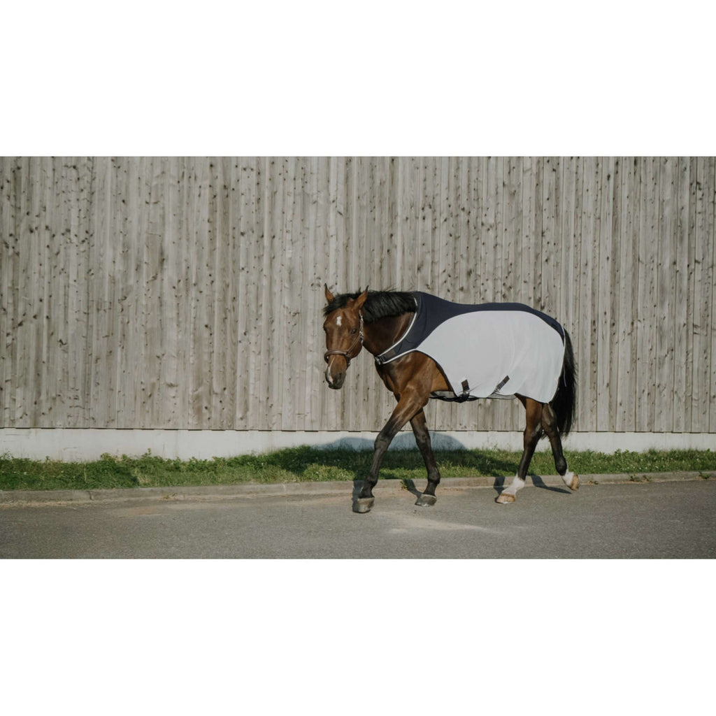 EQUITHÈME Step Mill Rug Flycool Navy/White