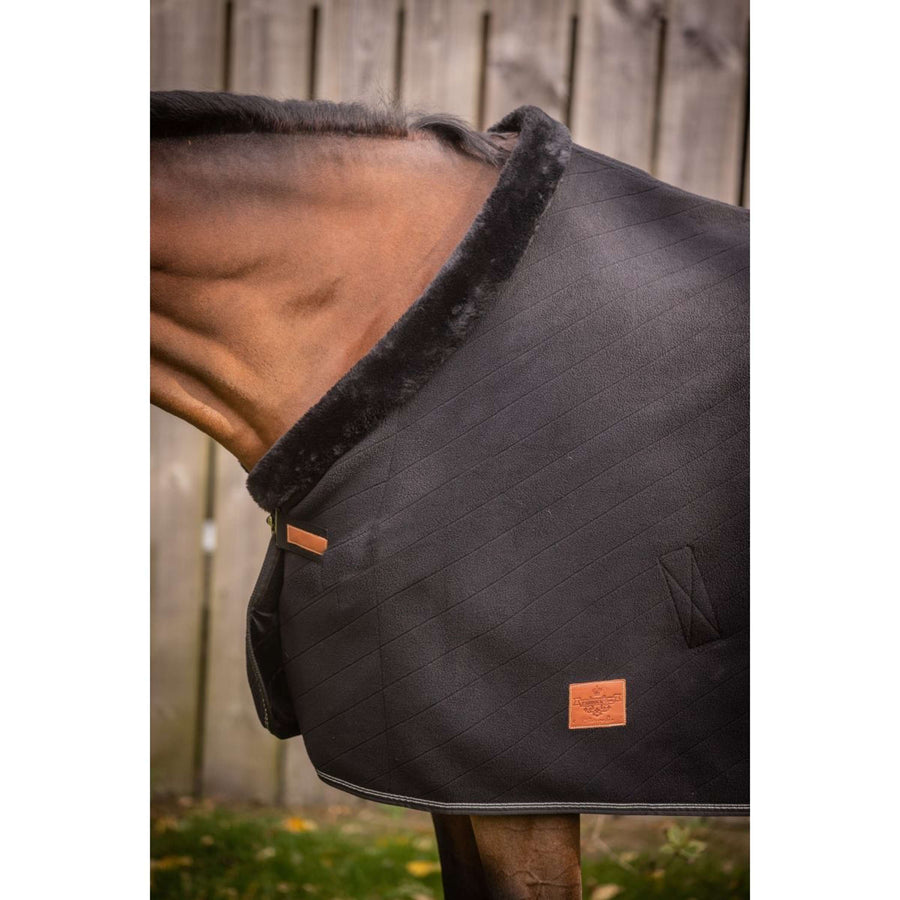 Paddock Sweat Rug Diagonal Black