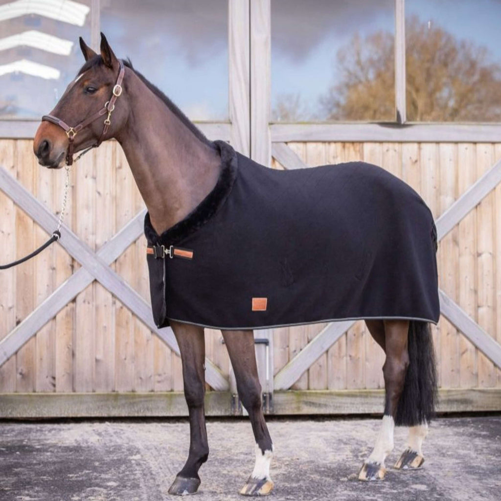 Paddock Sweat Rug Diagonal Black