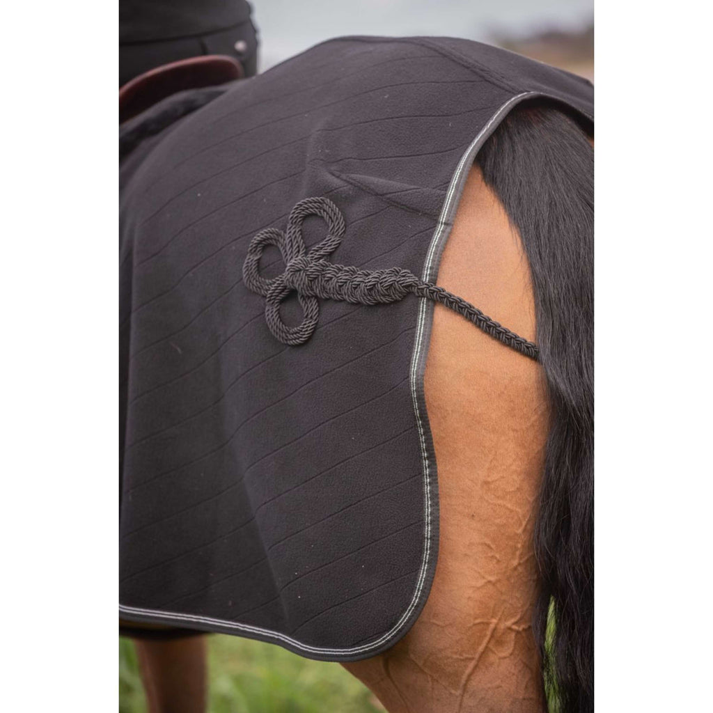 Paddock Exercise Rug Diagonal Black