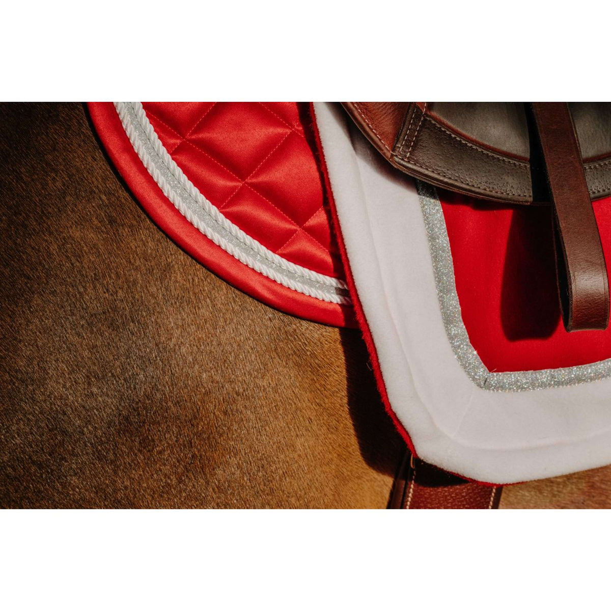 EQUITHÈME Exercise Rug Christmas Red