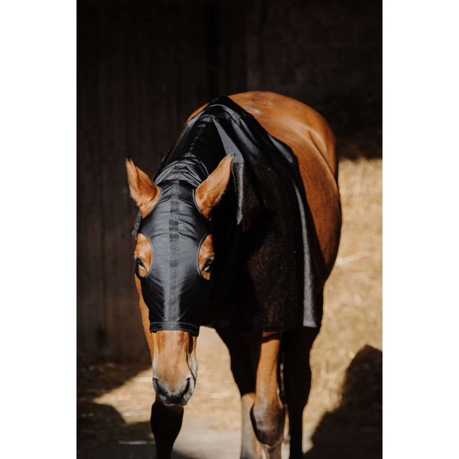 EQUITHÈME Neck Protector Lycra/Mesh Black