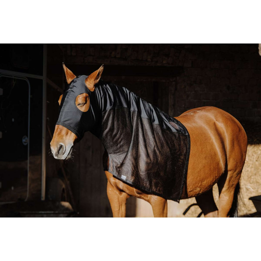 EQUITHÈME Neck Protector Lycra/Mesh Black