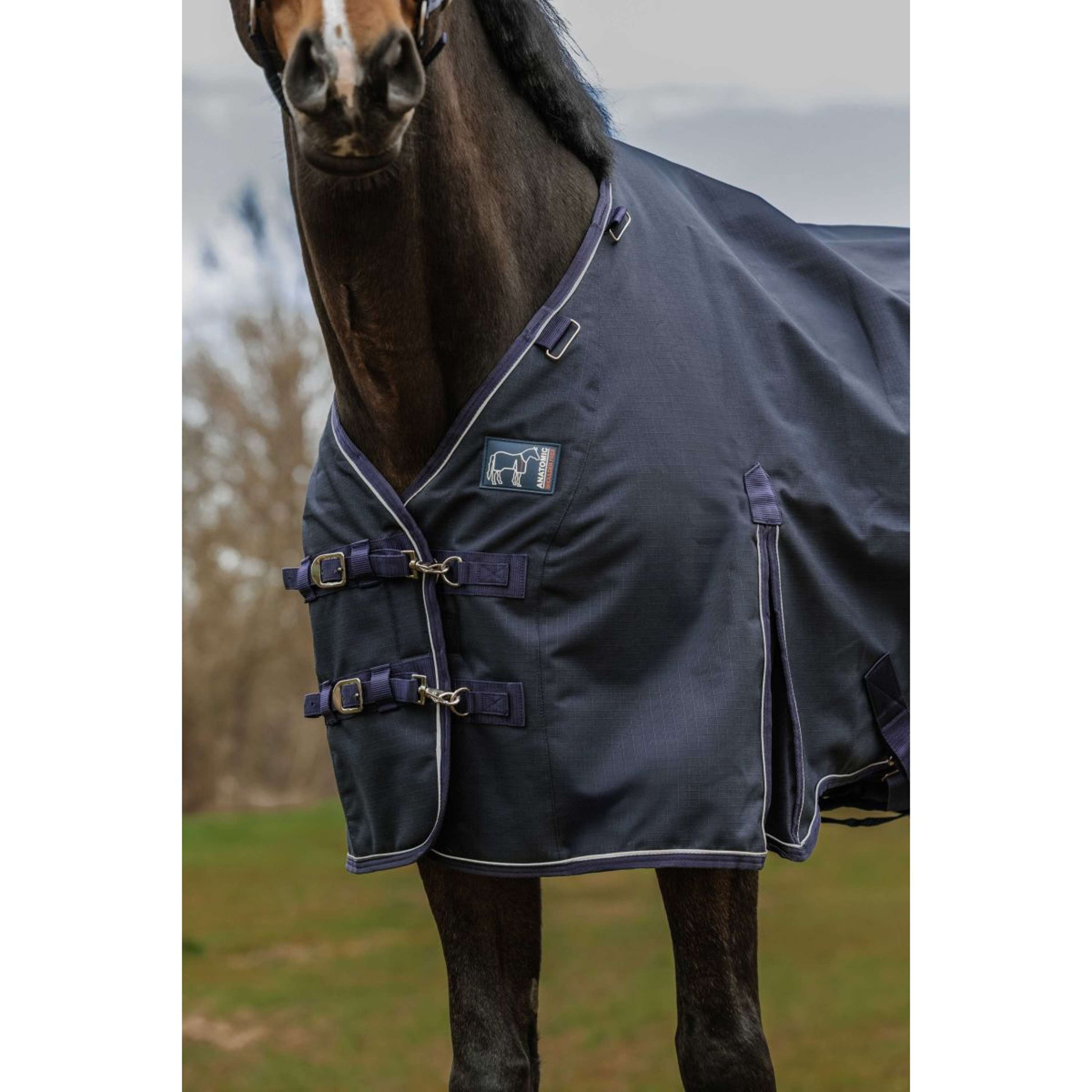 EQUITHÈME Outdoor Rug Anatomic 1200D 50g Navy