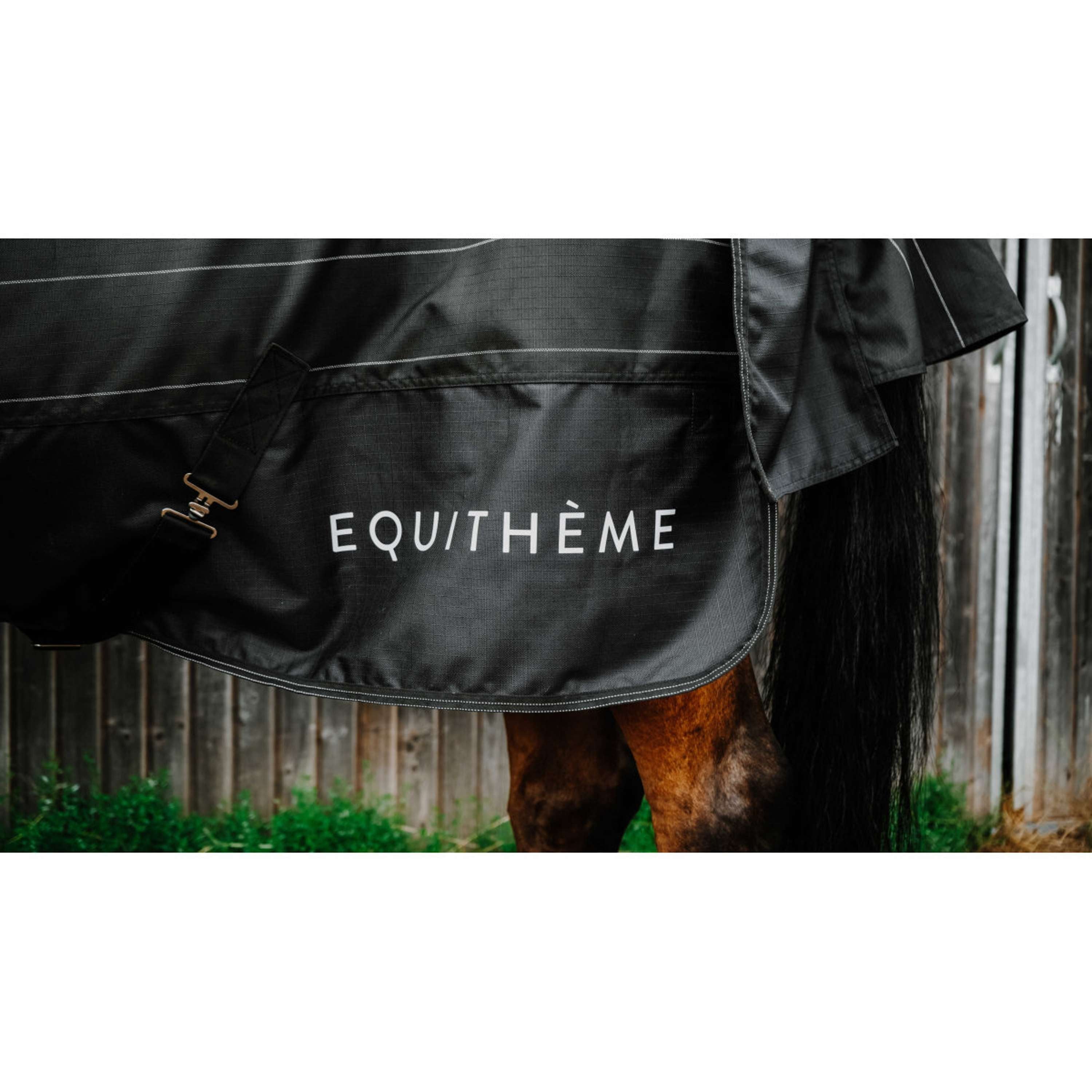 EQUITHÈME Rain Rug TYREX Lumin 600D 0g Black
