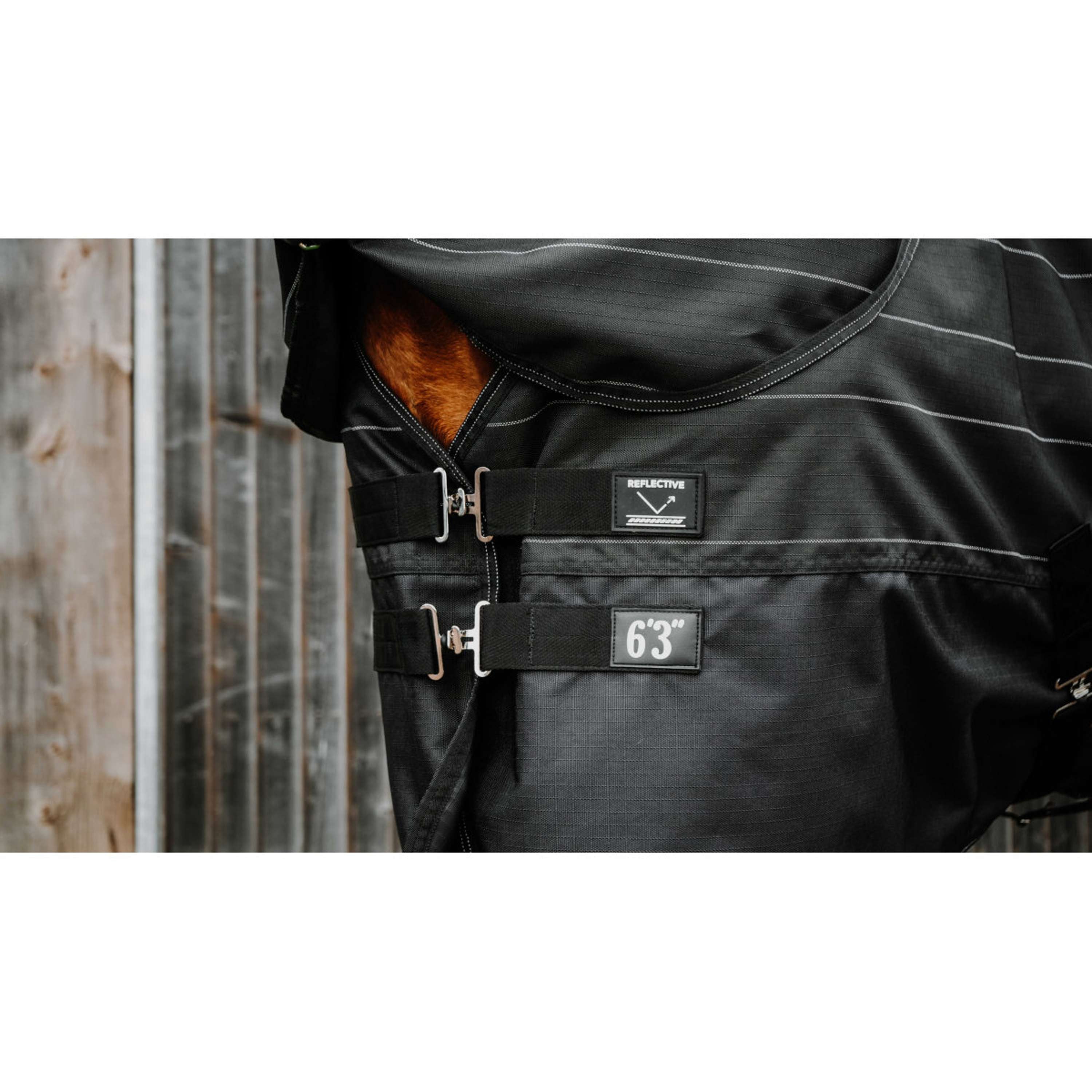 EQUITHÈME Rain Rug Lumin 600D 50g Black