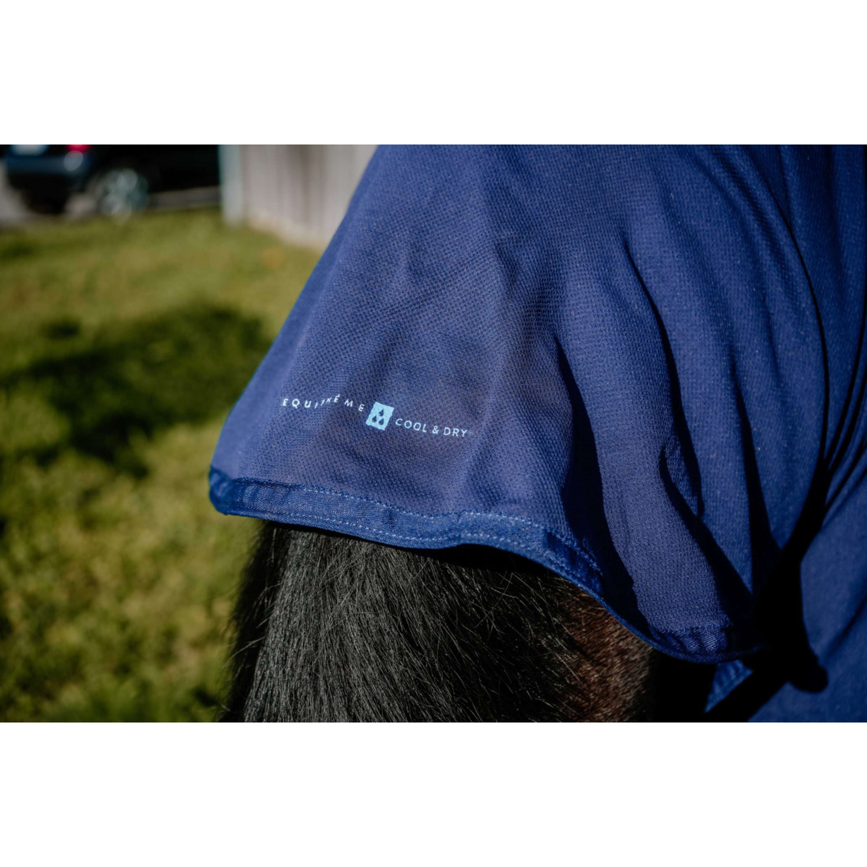 EQUITHÈME Cooling Blanket Cool& Dry Fresh NavyBlue