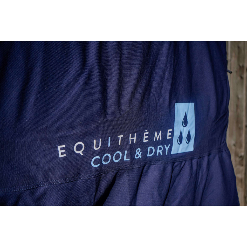 EQUITHÈME Cooling Blanket Cool& Dry Fresh Combo NavyBlue