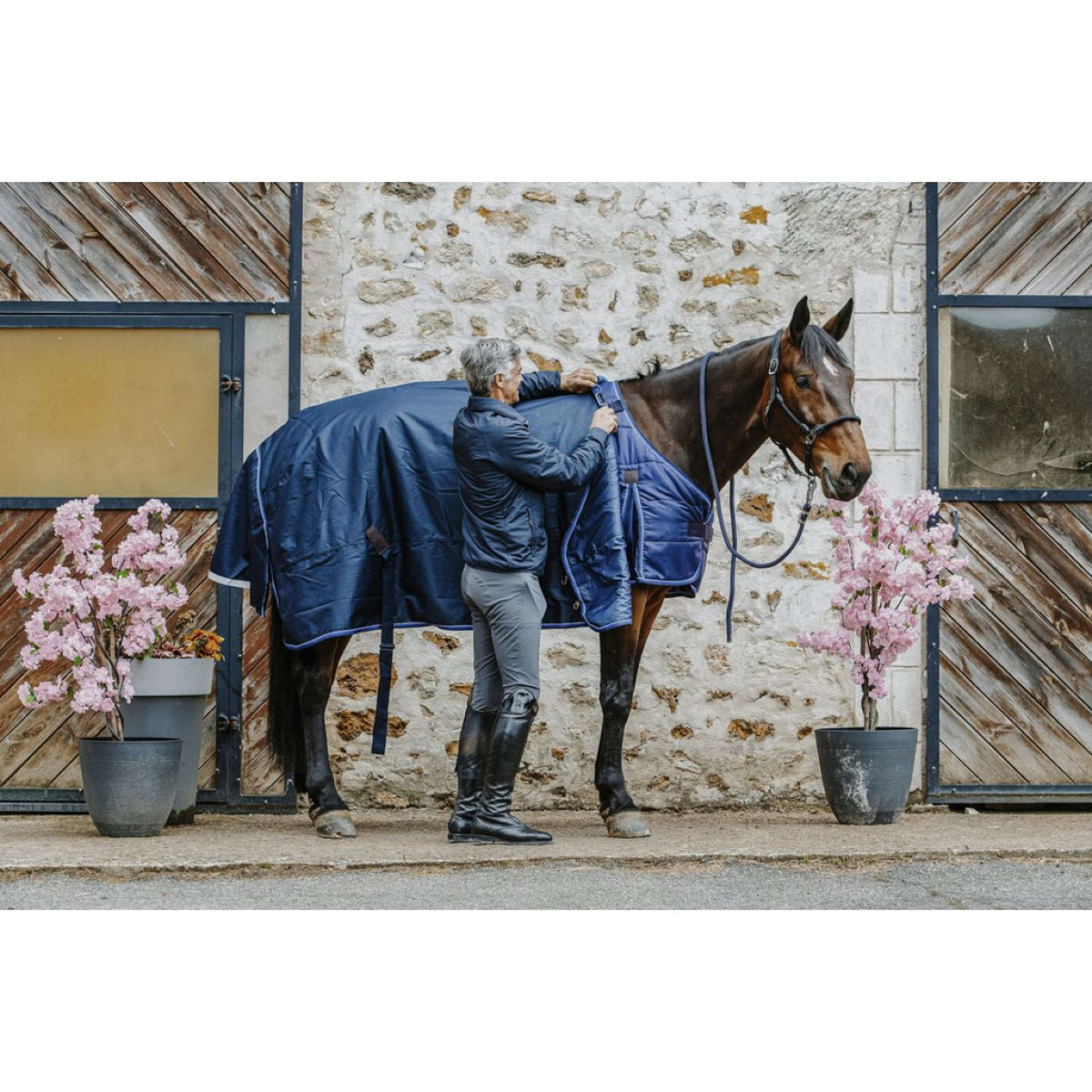 EQUITHÈME Under Rug Classic 100g Navy