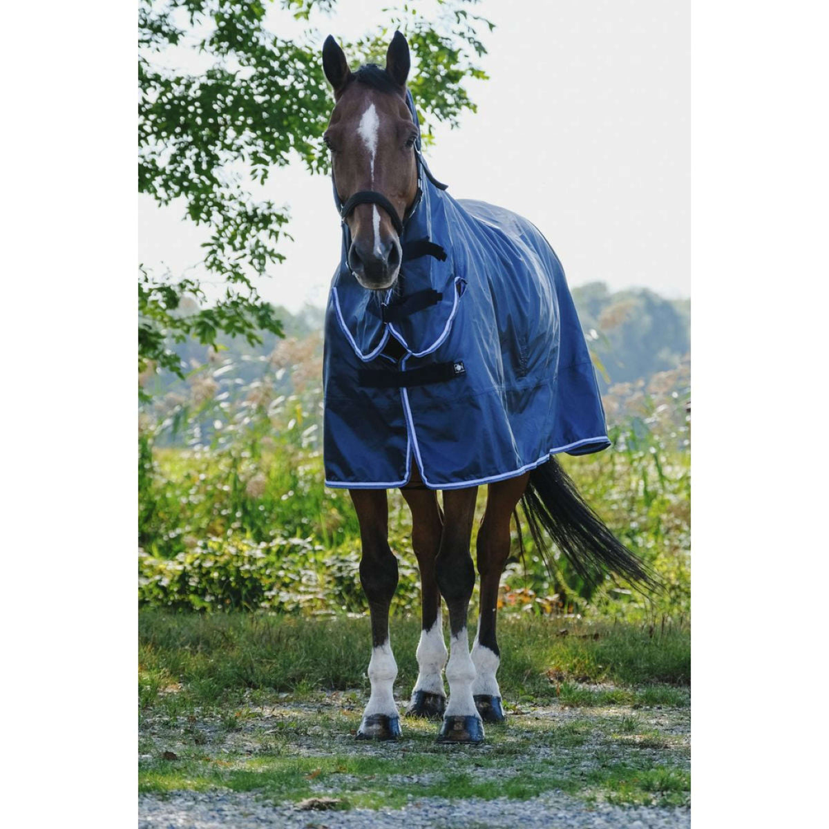 Riding World Rain Rug Combo Navy