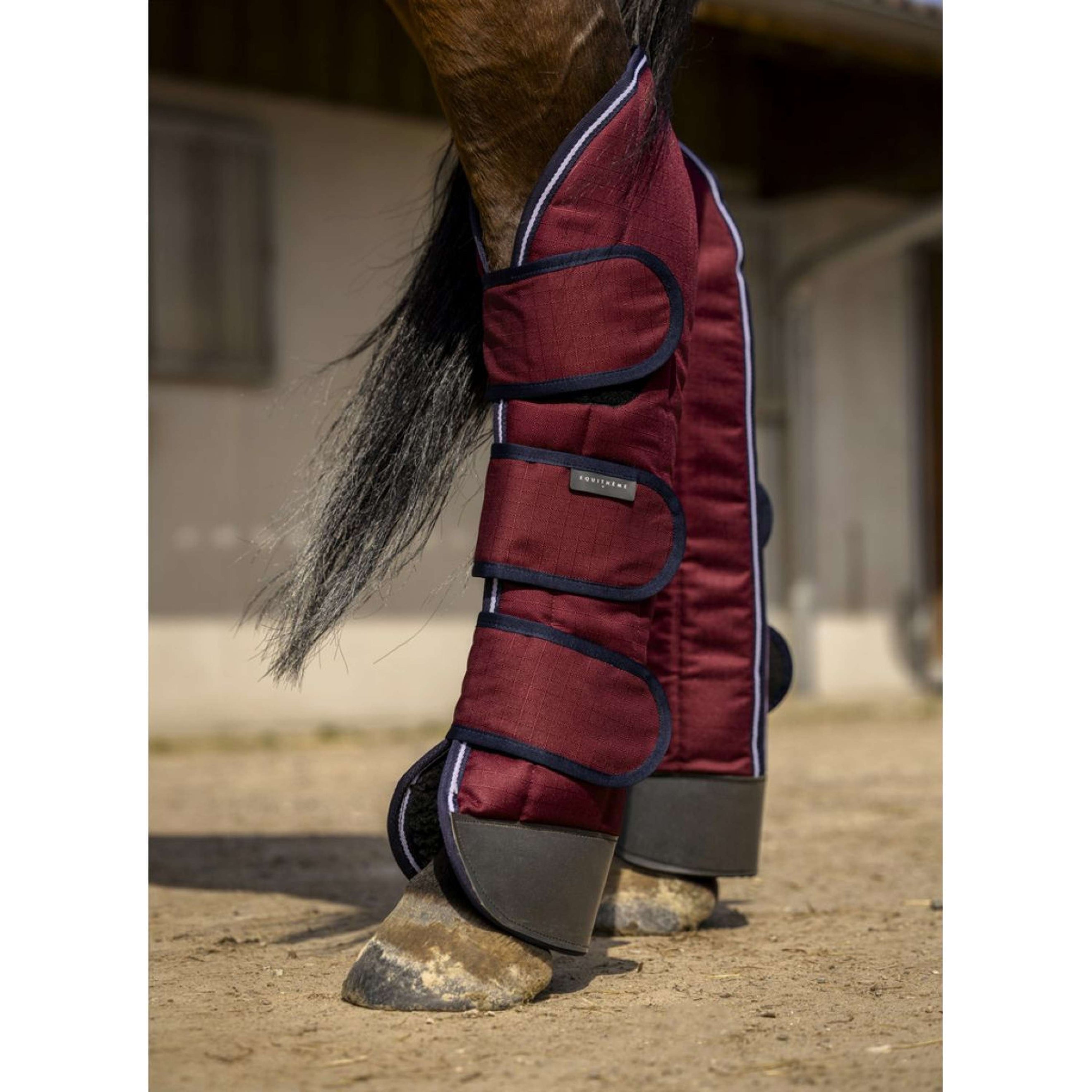 EQUITHÈME Transport Protectors 1200D Renforcé Burgundy