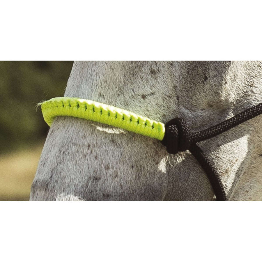 Norton Rope Halter Set Fun Colour Ethologically Black/Neon Green