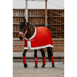 EQUITHÈME Sweat Rug Christmas Fleece Red EQUITHÈME Sweat Rug Christmas Fleece Red