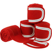 EQUITHÈME Bandages Christmas Red
