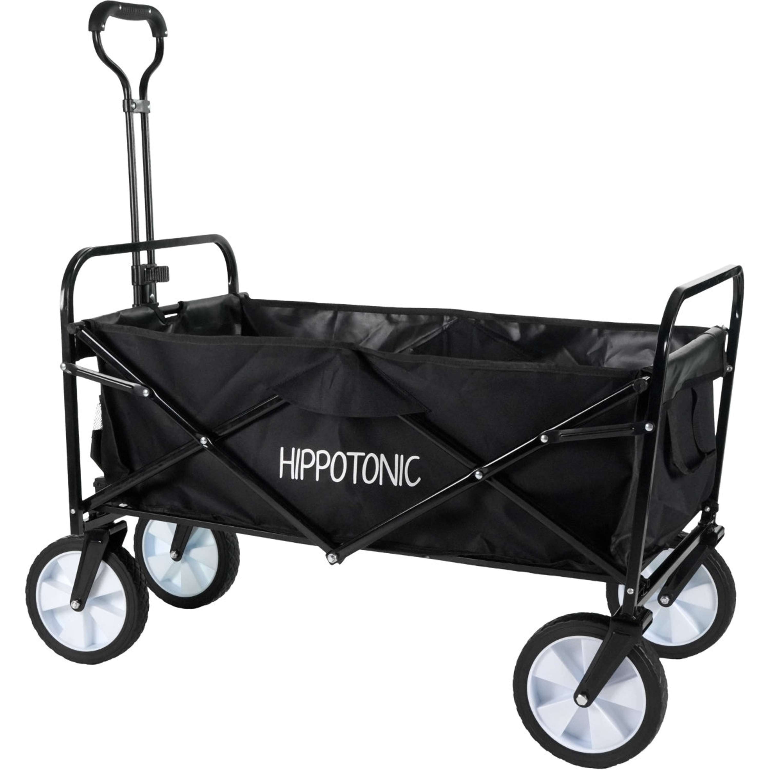 Hippotonic Trolley Cart Four-Wheeled Black