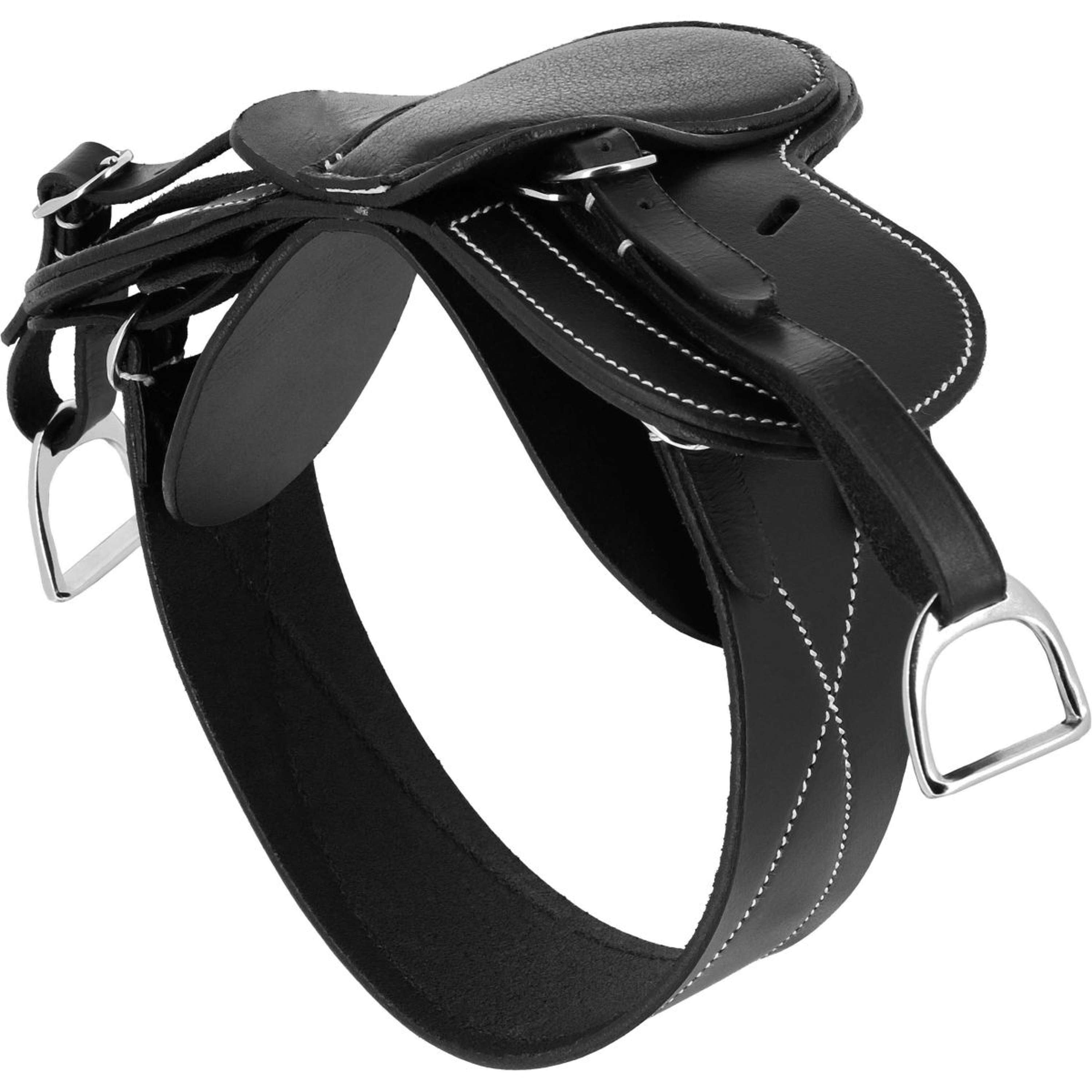 EQUITHÈME Pony Academy Saddle Black