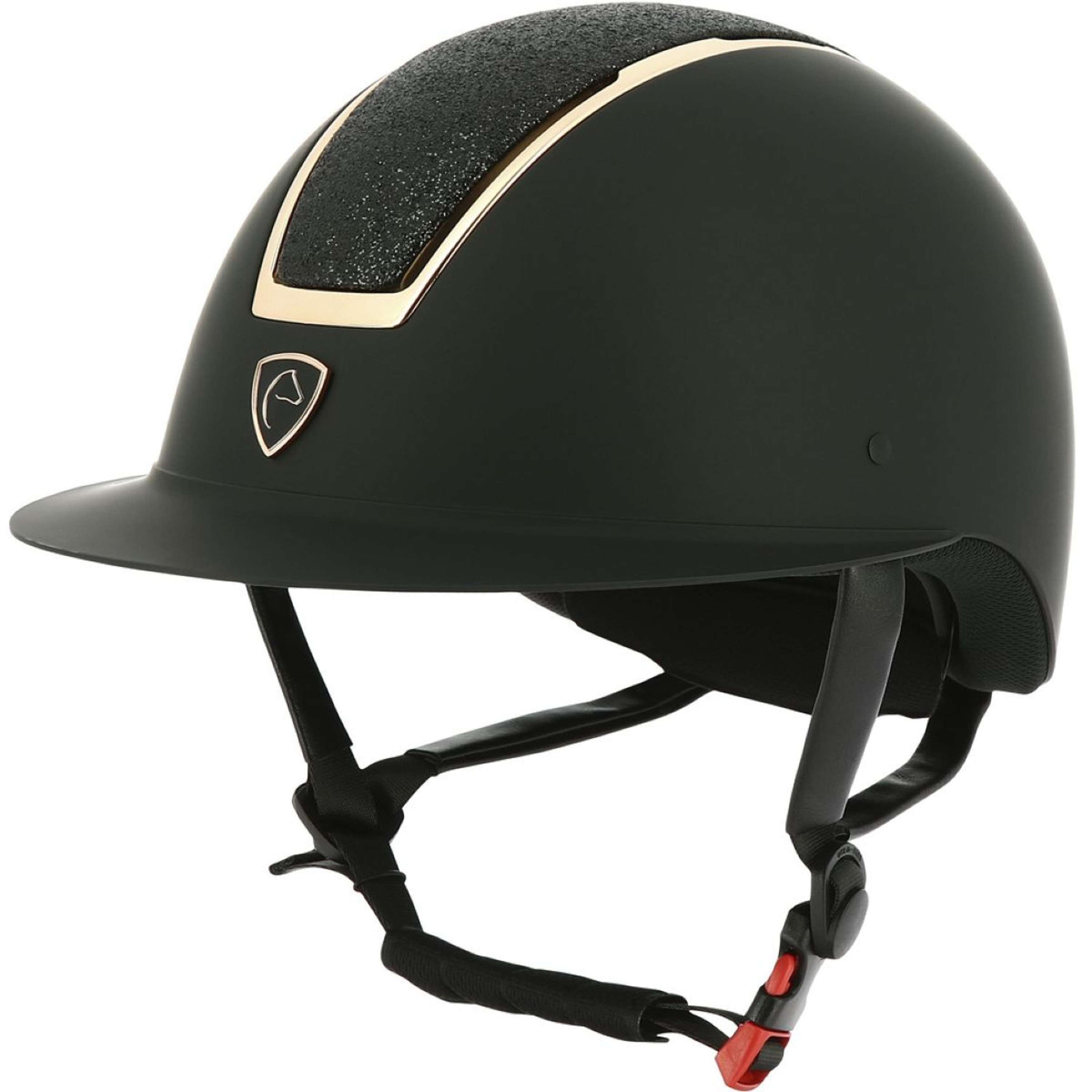 EQUITHÈME Cap Glint Mat Black/Rose gold