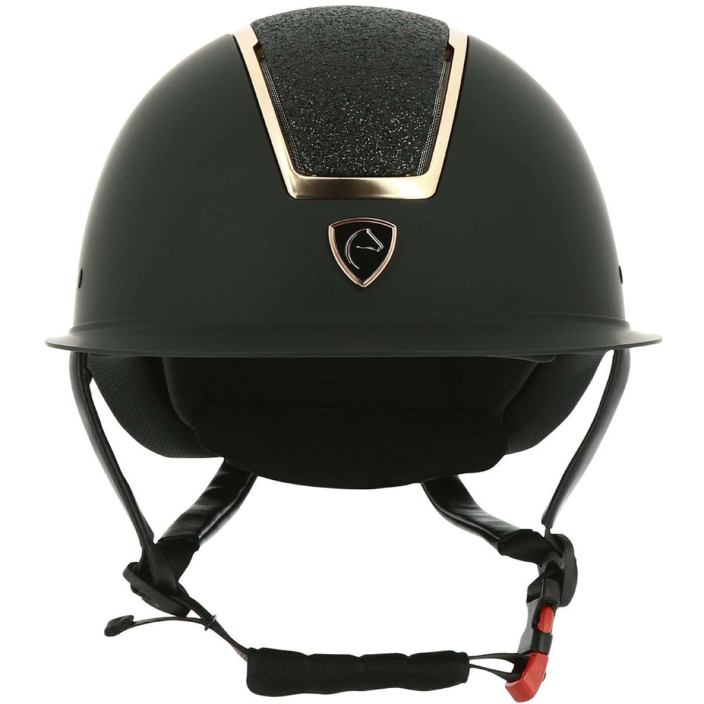 EQUITHÈME Cap Glint Mat Black/Rose gold