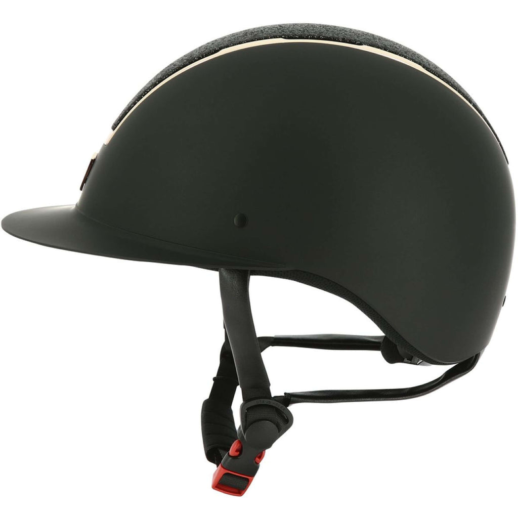 EQUITHÈME Cap Glint Mat Black/Rose gold