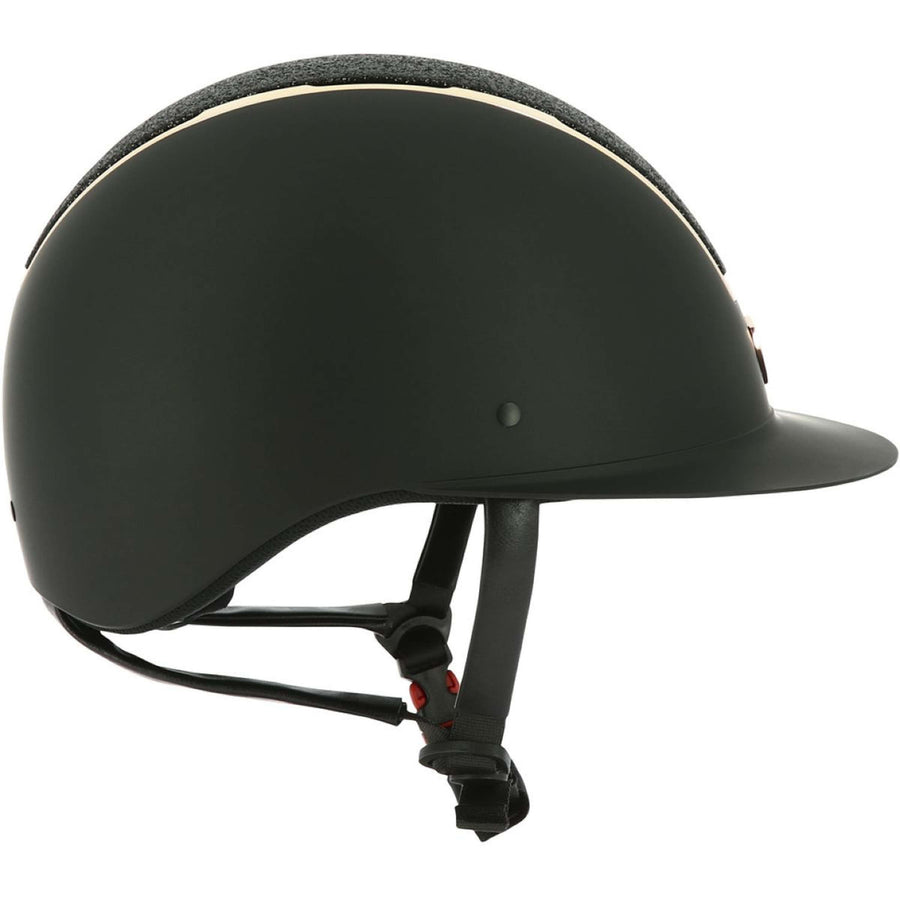 EQUITHÈME Cap Glint Mat Black/Rose gold