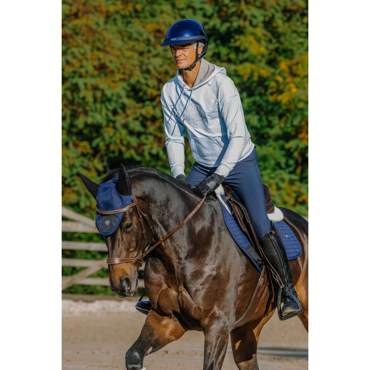 EQUITHÈME Hoodie Axel Unisex Blue/Light blue