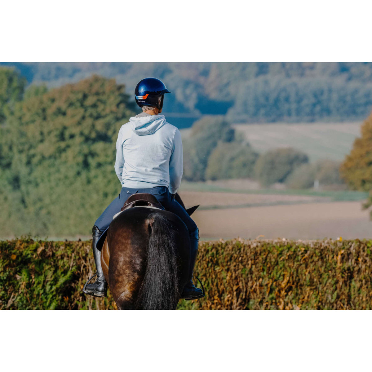 EQUITHÈME Hoodie Axel Unisex Blue/Light blue