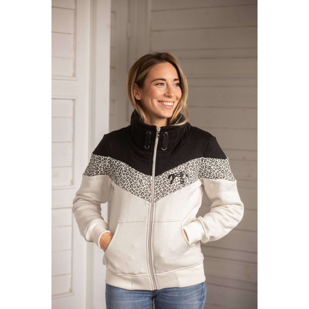 Pénélope Zip-Hoodie Leonative Grey