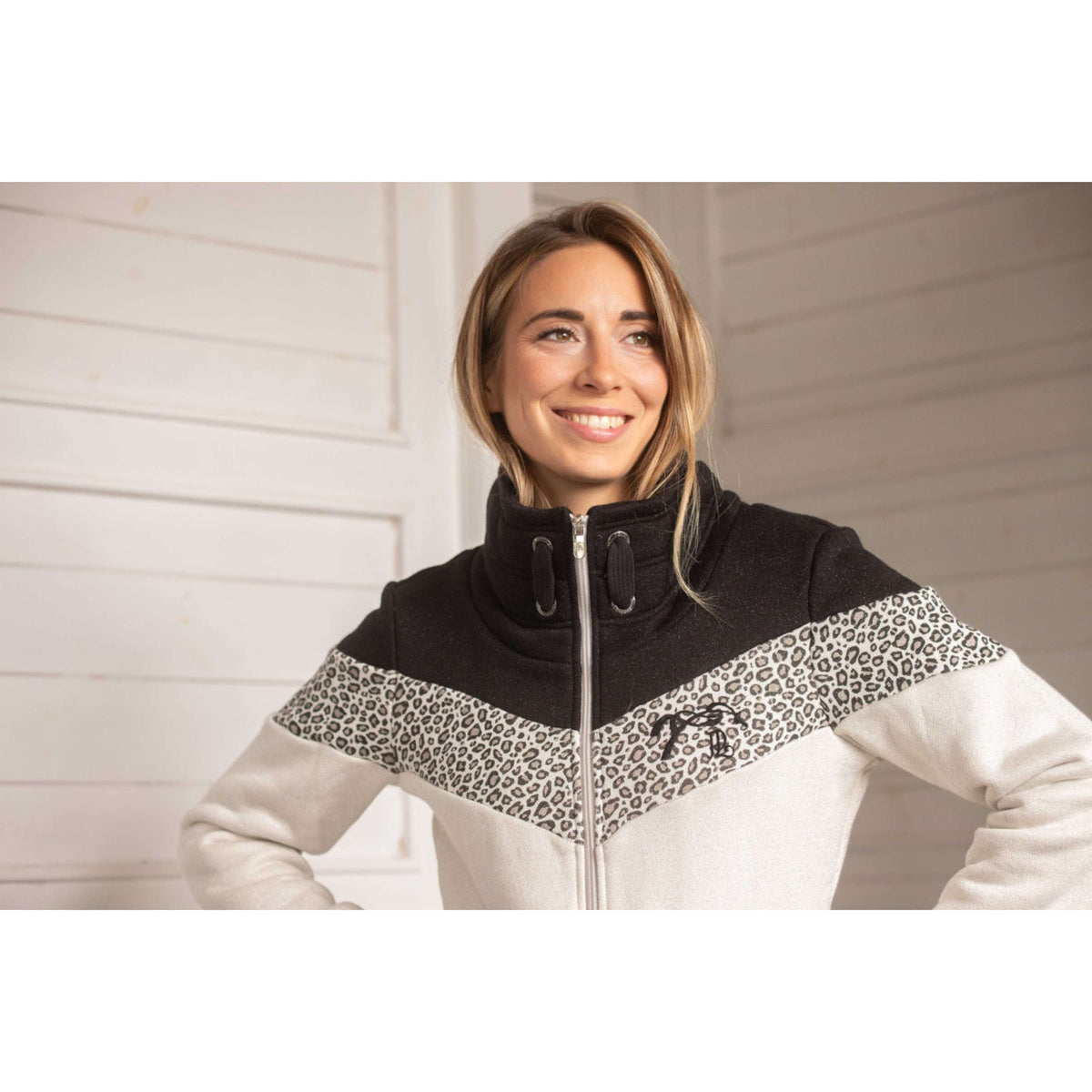 Pénélope Zip-Hoodie Leonative Grey