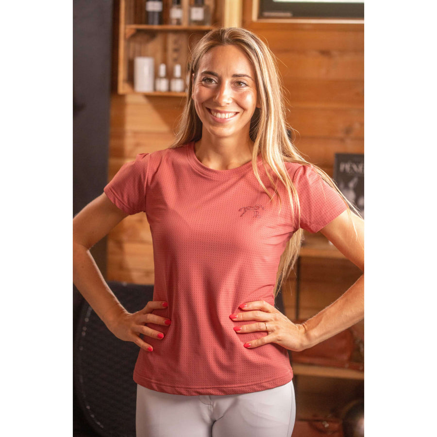 Pénélope T-Shirt Techflo terracotta
