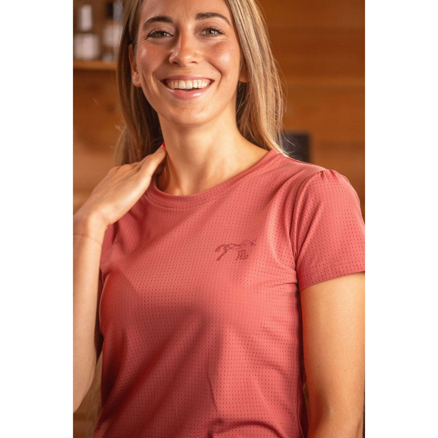 Pénélope T-Shirt Techflo terracotta