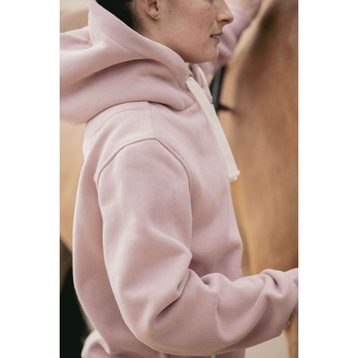 Pénélope Zip-Hoodie Tressy Pale Mauve