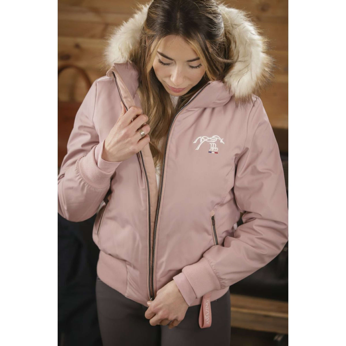 Pénélope Bomber Jacket Step Powder Pink