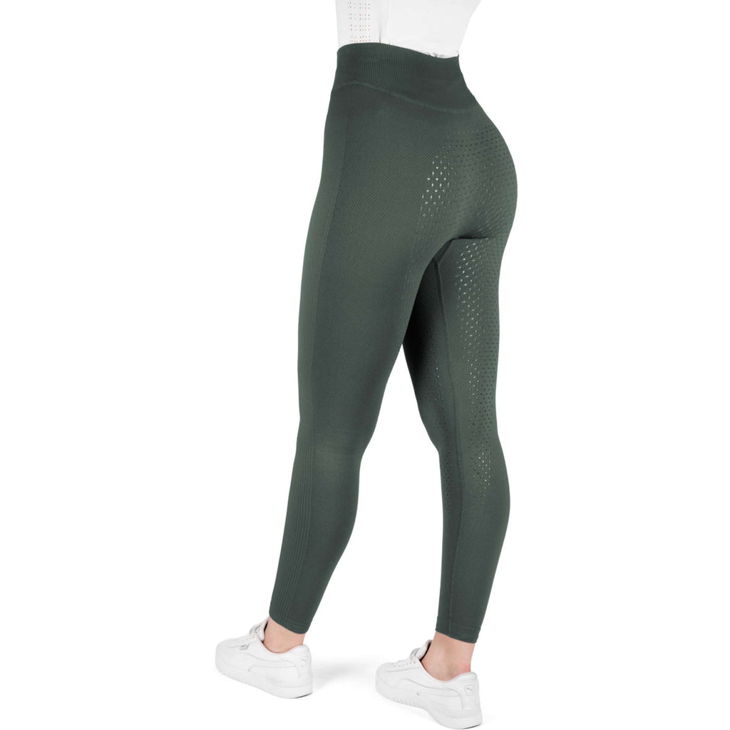 EQUITHÈME Riding Legging Acacia Full Grip Khaki
