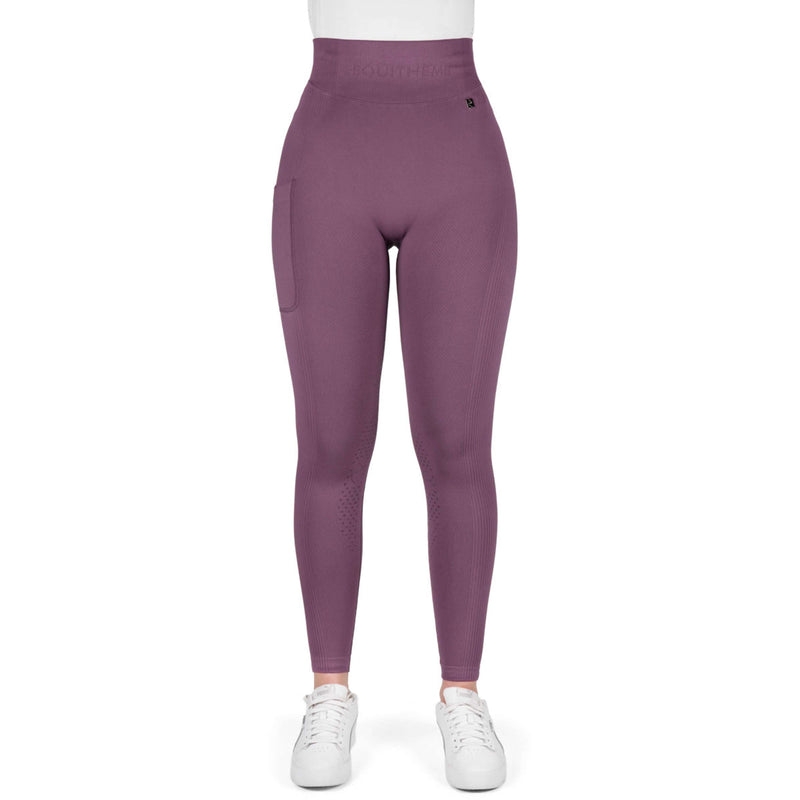 EQUITHÈME Riding Legging Acacia Full Grip Lilac