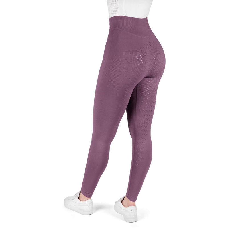 EQUITHÈME Riding Legging Acacia Full Grip Lilac