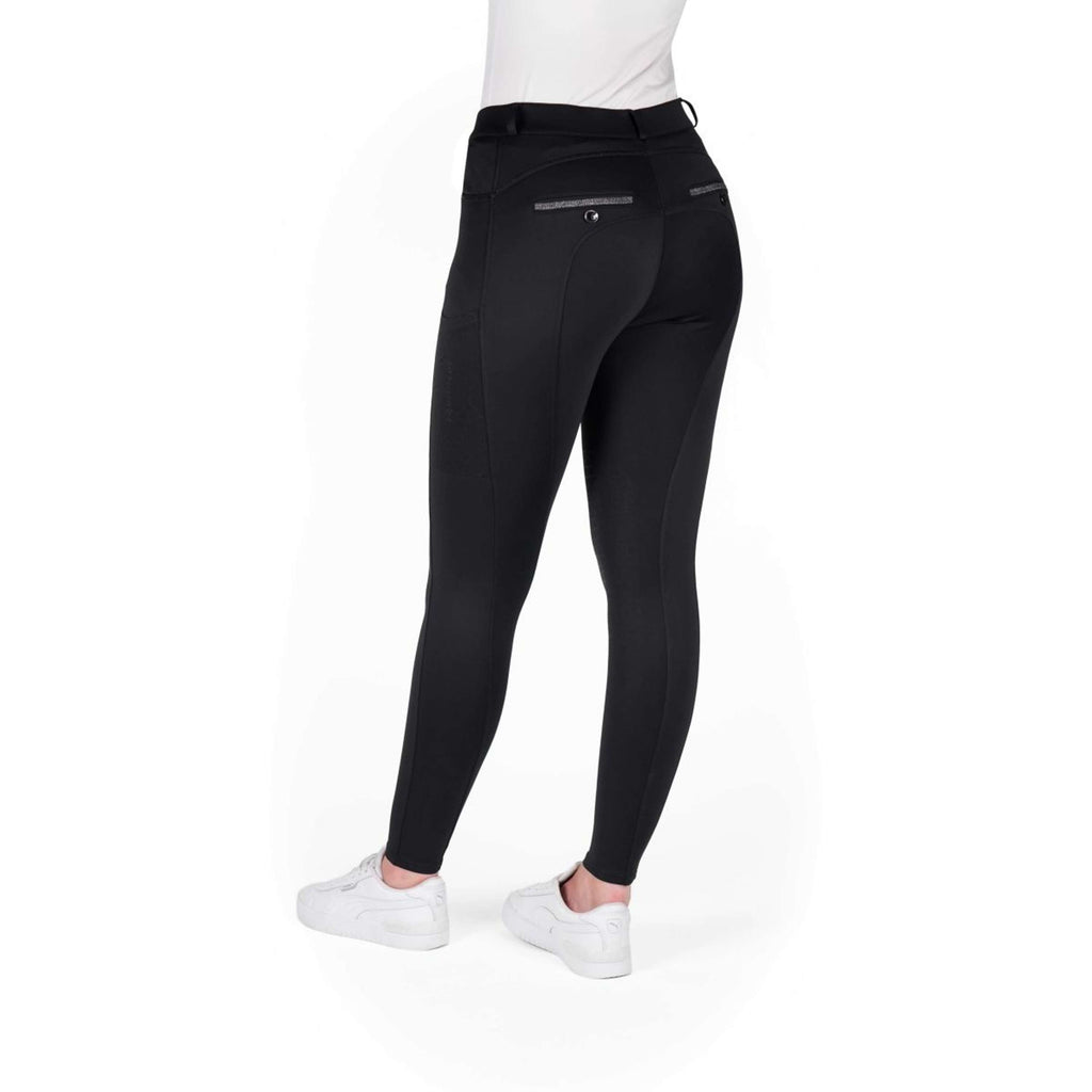 EQUITHÈME Breeches Capucine Knee Grip Black