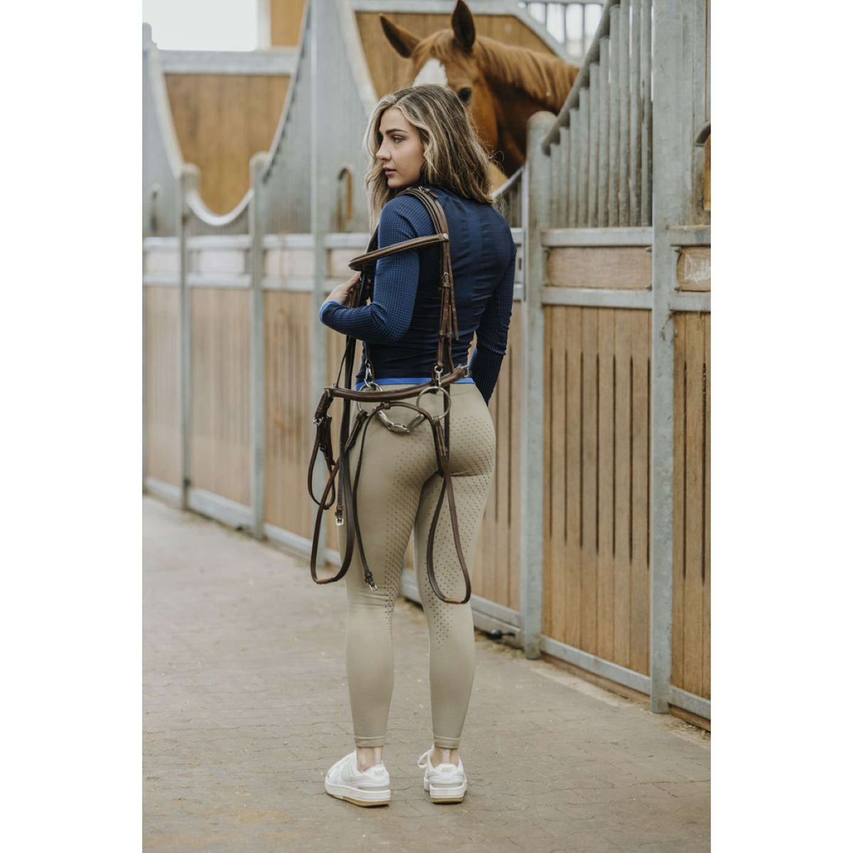 EQUITHÈME Riding Legging Acacia Taupe