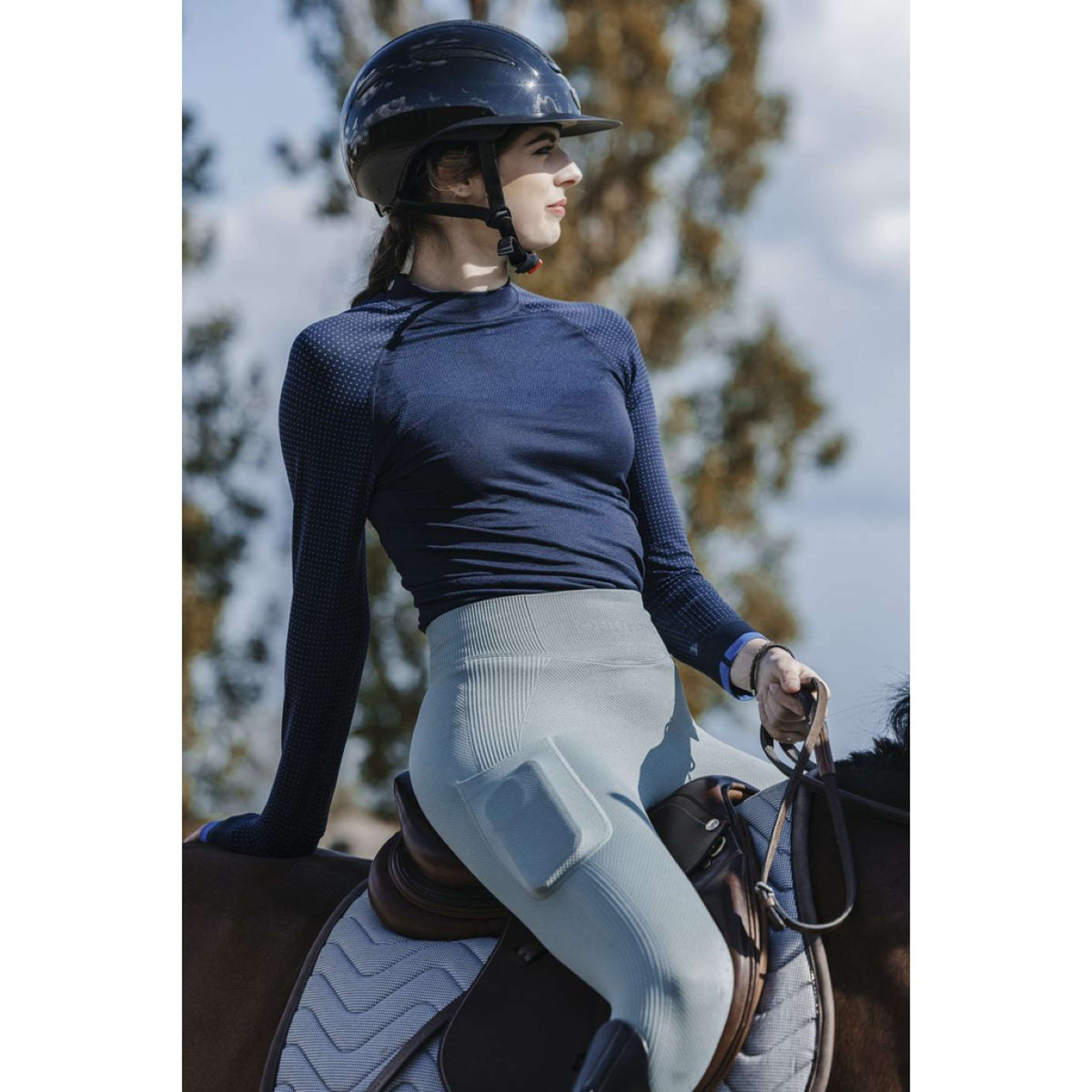 EQUITHÈME Riding Legging Acacia Sage green