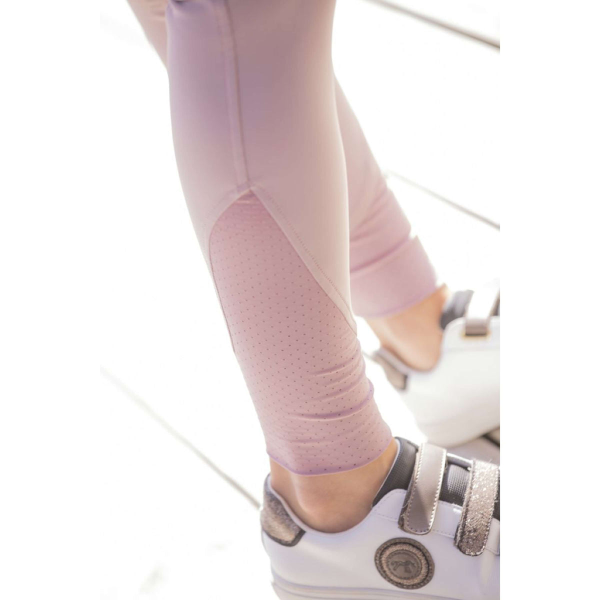 Pénélope Breeches Elegance Knee Grip Powder Pink