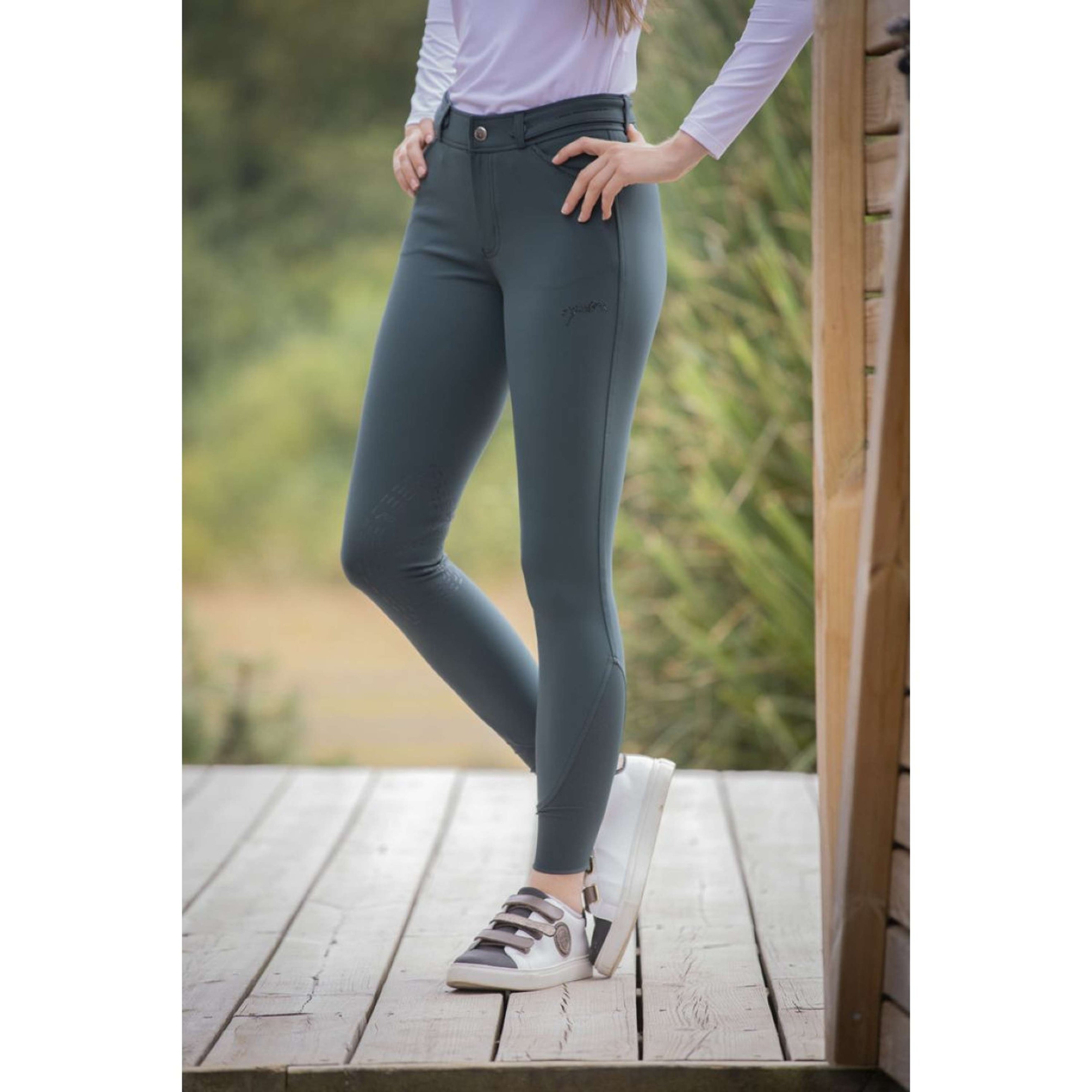 Pénélope Breeches Elegance Knee Grip Forest Green