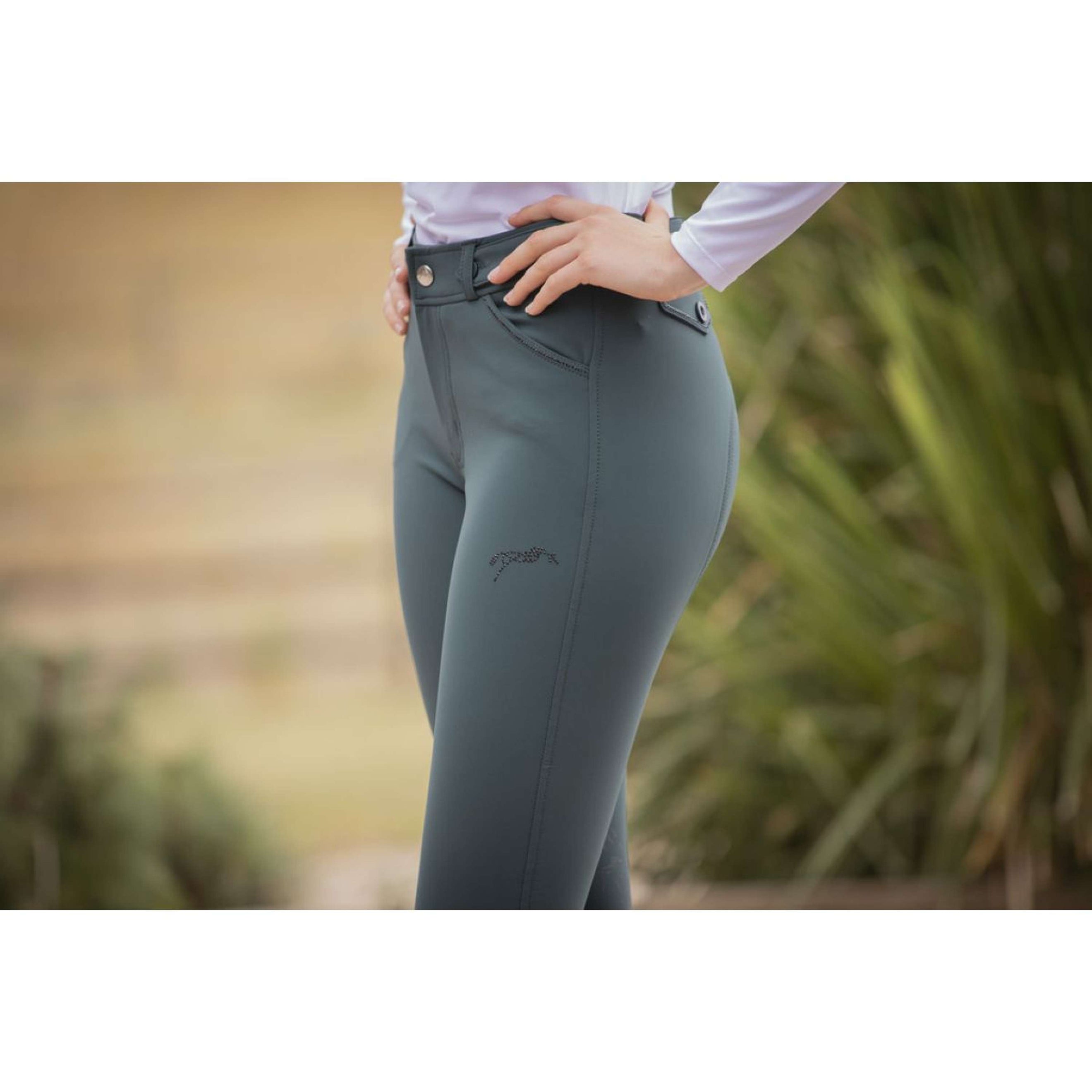 Pénélope Breeches Elegance Knee Grip Forest Green