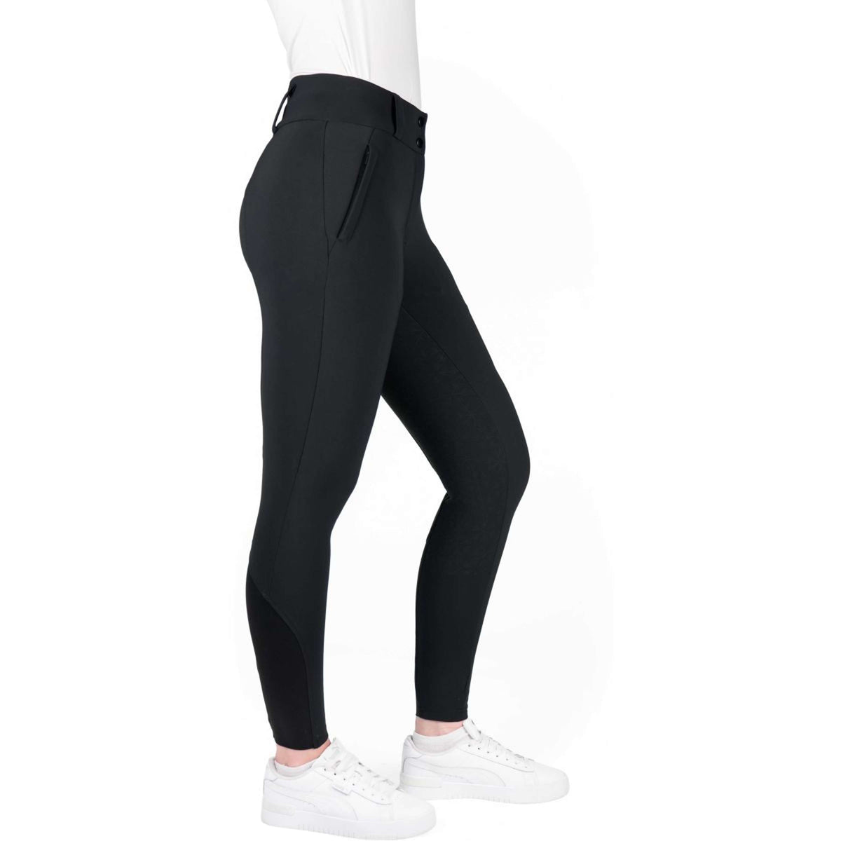 EQUITHÈME Breeches Sierra Heated Full Grip Black